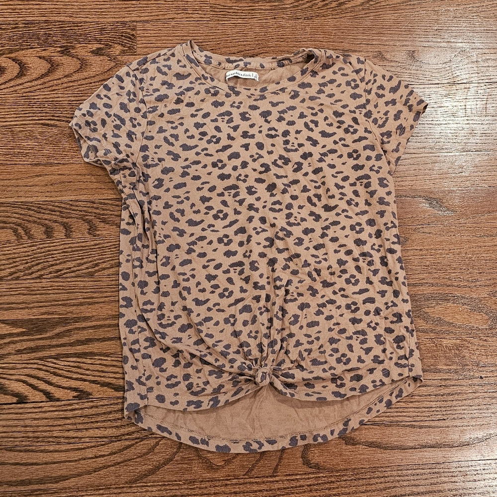 Used Abercrombie Leopard Tee